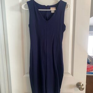 love...ady Deep Blue Midi Dress